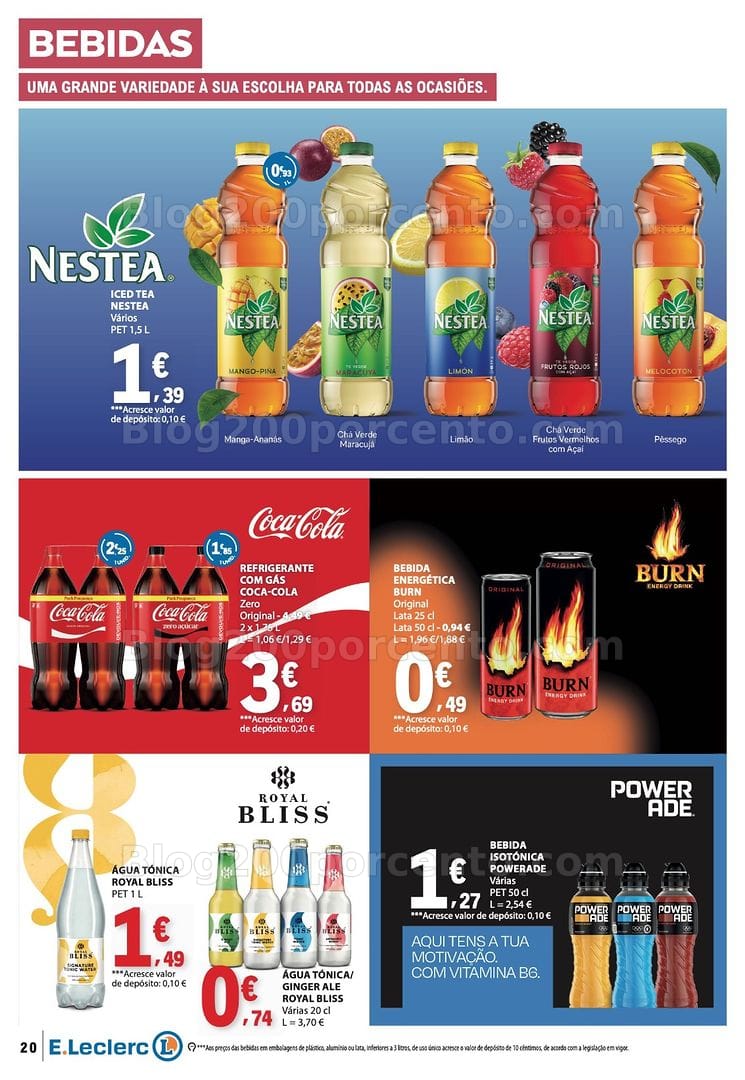 Antevisão Folheto E-LECLERC Promoções de 6 a 12 agosto